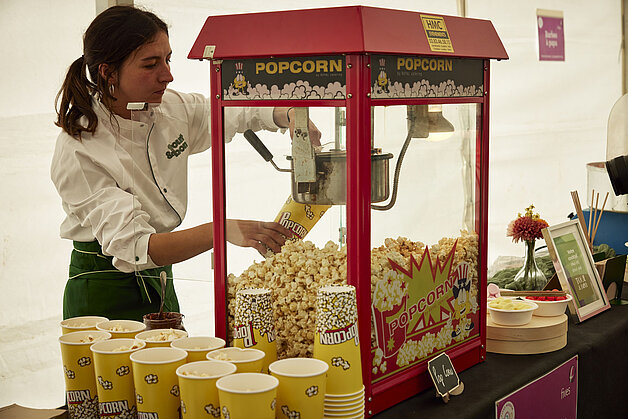 Stand pop-corn
